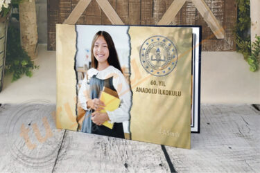 Sert Kapak Okul Albümü Yatay